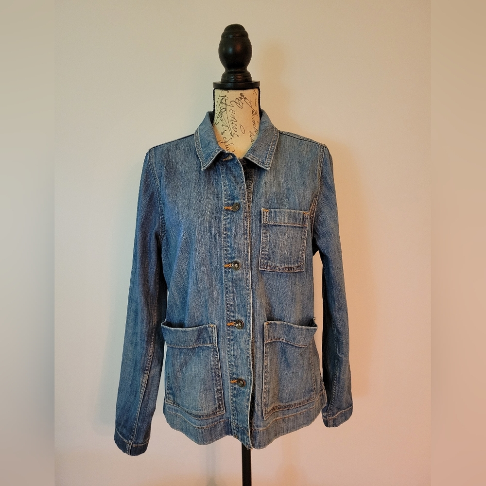 L.L. Bean Women's Denim Barn Jacket Size S